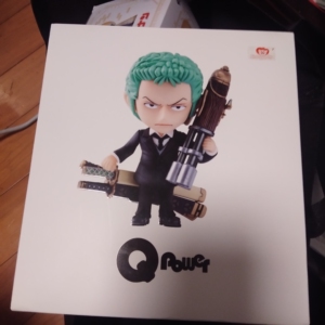 港版红猫qpower海贼王q版粘土人索隆