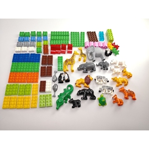 全新兼容乐高45012野生动物园积木套装男孩女孩玩具