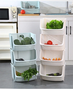 优思居厨房蔬菜收纳架