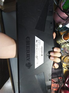 cherry mx 3800 黑色 茶轴机械键盘 8成新ch