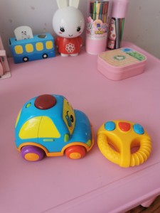 英纷婴儿玩具遥控汽车2-3岁幼儿早教音乐宝宝儿童益智多功能1