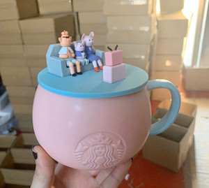 星巴克小猪一家造型手机支架 品牌:starbucks/星巴克