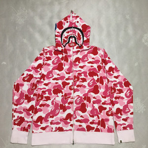 bape abc19款粉迷彩xl码鲨鱼外套非蓝迷彩紫迷彩夜光