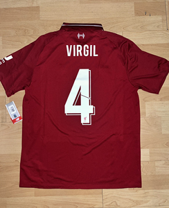 全新1819利物浦欧冠主场 范戴克球衣