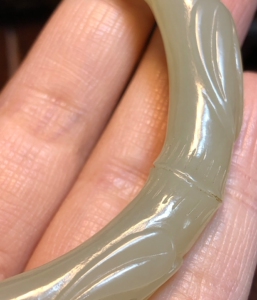 和田玉古玉手镯,明代往上年份,品相完美