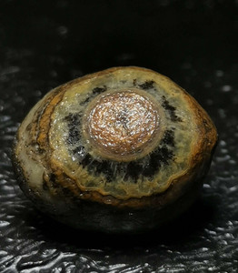 眼睛石套色原石阿拉善戈壁石玛瑙天珠