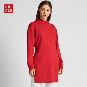 s优衣库 女装 柔软半高领长t恤(长袖) 422130 u全