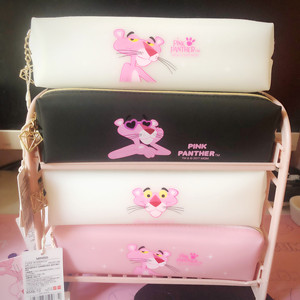 miniso 粉红豹笔袋 收纳袋 3色入 原价10元,现价6