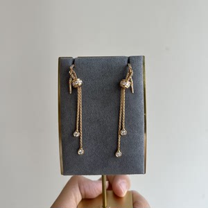 001人付款天猫piaget伯爵官方sunlight玫瑰金女士钻石耳环piag