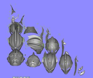 3d打印特曼头盔图纸,迪迦奥特曼,卡蜜拉,盖亚,戴拿,奈克瑟