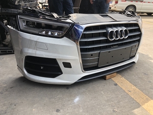 奥迪q3 q3l 前嘴 前保险杠 中网 大灯 水箱 电子扇