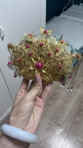 神像凤冠,家仙,九尾狐娘娘,黄三太奶,适合16寸圆头像,售出