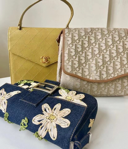 00上山去叼鱼淘宝fendi芬迪 牛仔刺绣包0人付款4999.