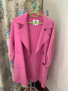 雅莹贝爱double love双面呢外套,不合适了,低价出