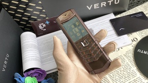 威图电信 联通手机vertu总裁签名版巧克力色