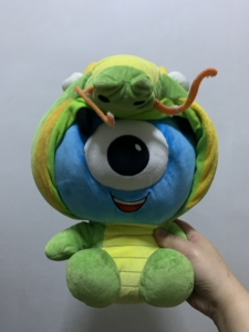 支付宝阿里巴巴蚂蚁正版淘宝系蛇年纪念毛绒玩具变装支付宝.品相