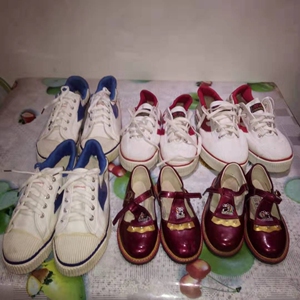 全新七八十年代石林鞋,38码蓝色1双,37.5码1双,37码