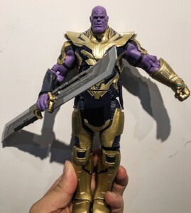 8寸灭霸铠甲版手办模型中动送配件漫威复仇者联盟4可动玩具&nbsp