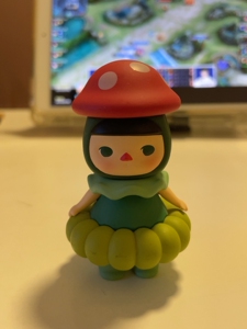 000人付款淘宝特价包邮出!泡泡玛特毕奇森林系列蘑菇盲盒手办模型.