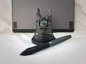 牙狼garo 扎鲁巴 魔导火 火机底座,手绘板 数位板 笔