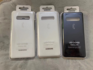 三星s10 led背光保护壳原装正品智能s10手机套防摔发光