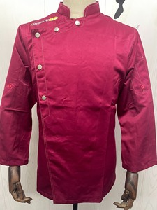 #chuu特依莱品牌全新红色可调节厨师服尺码齐全清仓处理一年