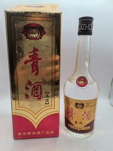 2000年42度，贵州清溪酒厂，青酒玉液，品相、酒线如图，国