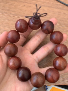紫油木 紫柚木 清香木手串 云南本地名贵木材 小众文玩 尺寸