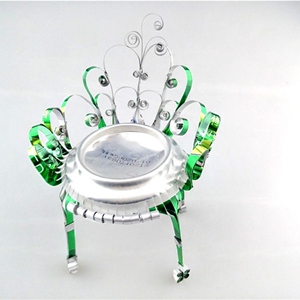 变废为宝 废物利用手工自行车 易拉罐椅子小制作 diy 模型