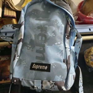 潮牌supreme 20ss双肩背包大容量新款迷彩斜挎包男女