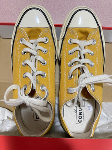 匡威converse 70s落叶黄三星标女低帮帆布鞋.闲置出
