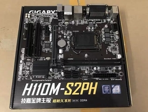 库存全新gigabyte/技嘉h110m-s2ph ddr4