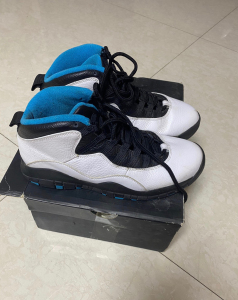 乔丹十代 aj10 42码 粉末蓝 8新 左脚鞋头有轻微瑕疵