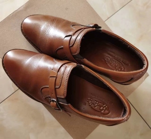 雅乐士 女鞋 皮鞋 短筒 粗跟 女靴 棕色 英伦 靴子 舒适