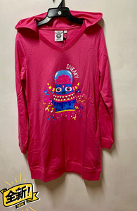 法国潮牌sneaky170码春季连帽长款卫衣全新转让!