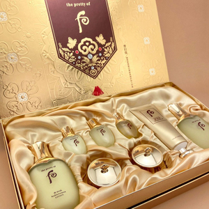 80乐淘263淘宝韩国天后贵妇丹紧致抗皱护肤套装水乳补水保湿美白淡