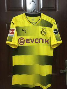 多特蒙德 1617主场球衣 球员版 登贝莱 全新带吊m码 2