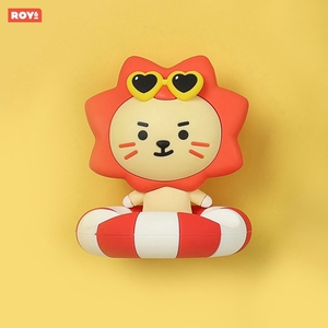 roy6 莱阳夏日玩偶手机支架 潮流公仔玩具桌面摆件line