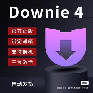 Downie 4注册激活码苹果电脑在线视频下载软件downi