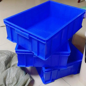 全新加厚白色塑料周转箱养龟鱼缸过滤拉筋滴流盒件盒周转箱物料盒