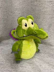 全新disney迪士尼顽皮鳄鱼爱洗澡同款毛绒玩偶公仔,实物拍