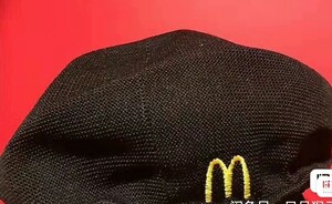 帽子麦当劳员工贝蕾帽,全新未拆封1个35元包邮,分2个尺寸5