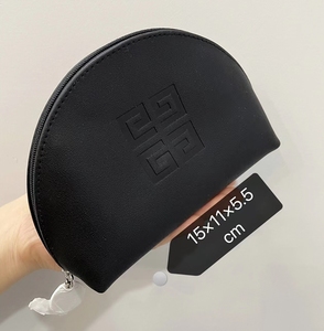 纪梵希黑色化妆包随身便捷手拿包洗漱包