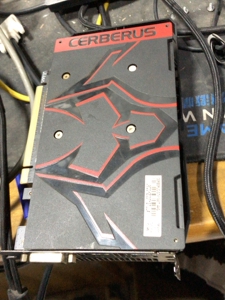 华硕地狱犬 gtx 1050ti 成色还行,带背板,防拆标都