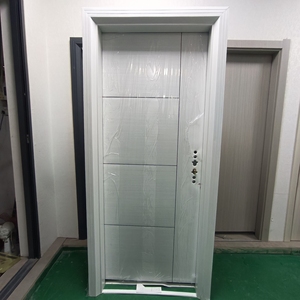 佛山锌合金房间门厂家定制钢质平开钢板卧室室内门电解烤漆转印门