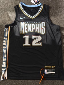 球衣清仓特价/耐克nike孟菲斯灰熊队贾莫兰特12号球衣城市_阿里巴巴找