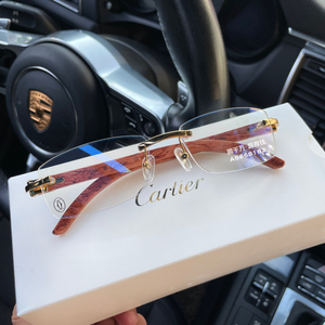 卡地亚眼镜木