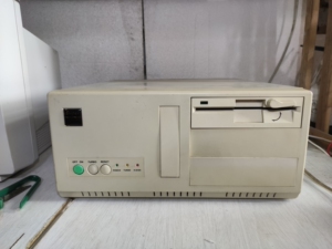 古董电脑486老主机意法cpu经典dos6.22系统,接口海