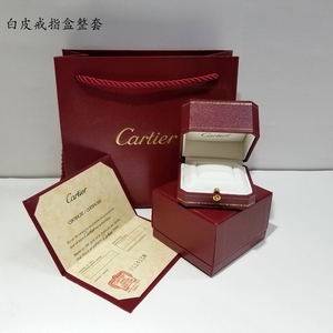 cartier卡地亚这戒指盒一套,有证书,盒子,手提袋,现在