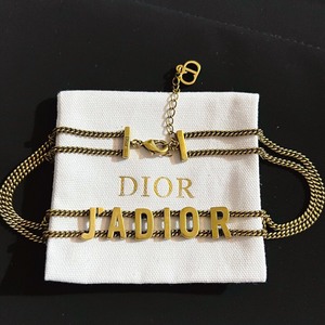 闲置正品dior迪奥复古双层jadior字母cd项链颈链锁骨